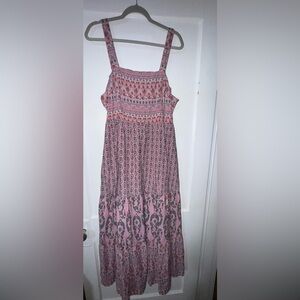 Knox Rose Pink Patterned Maxi Dress